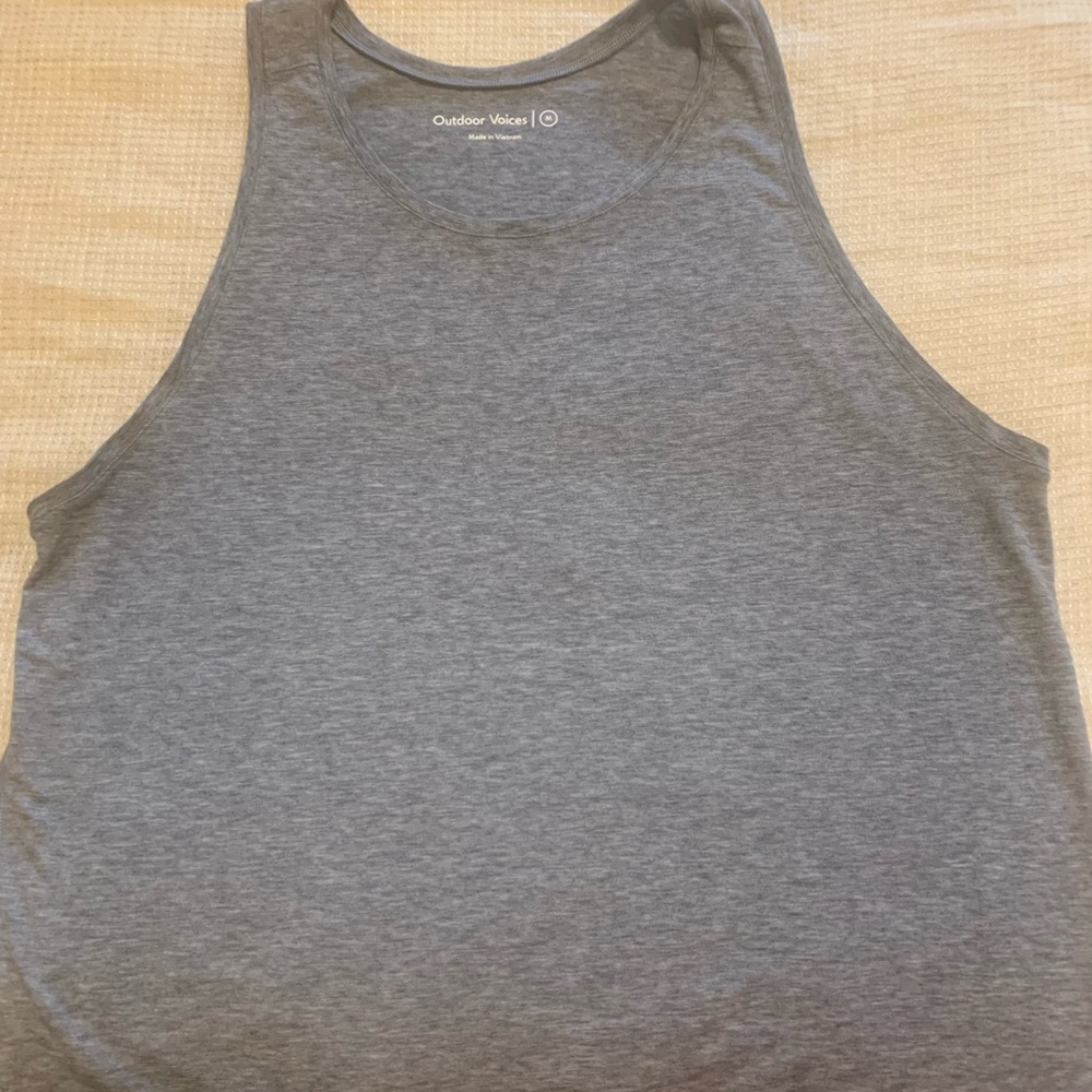 Outdoor Voices Blue/Gray Tank
